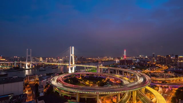 上海南浦大橋視頻素材