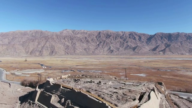 新疆喀什古石頭城 塔什庫爾干視頻素材