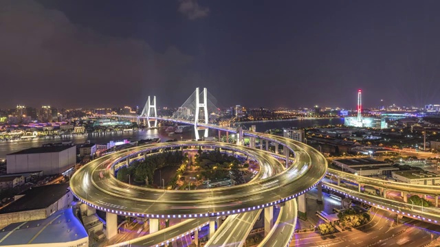 上海南浦大橋視頻素材