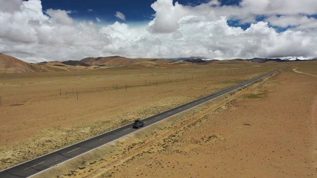 西藏G318国道聂拉木段公路交通景观航拍视频下载