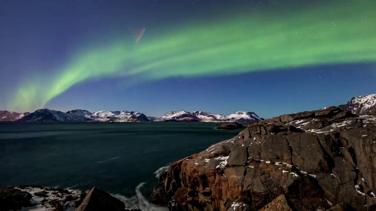 挪威4k自然風光延時視頻視頻素材