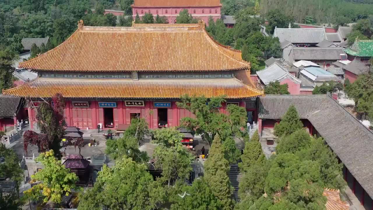 河南登封市中岳庙古建筑群视频素材