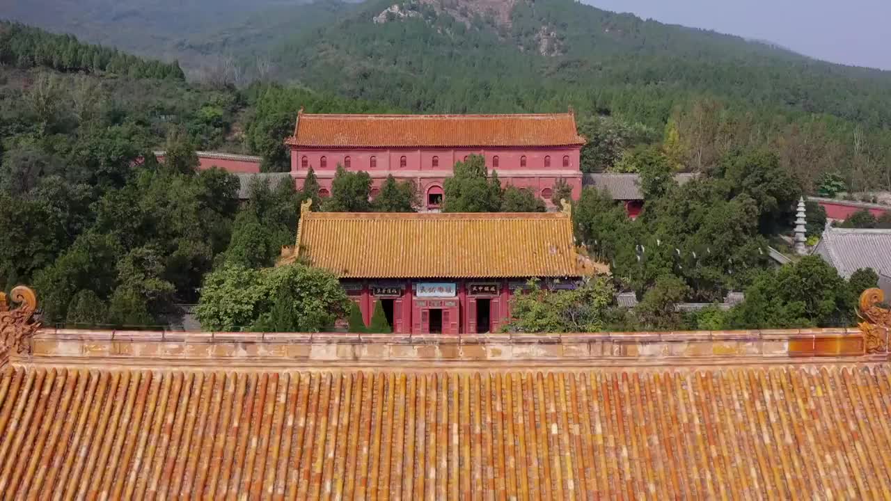 河南登封市中岳庙古建筑群视频素材