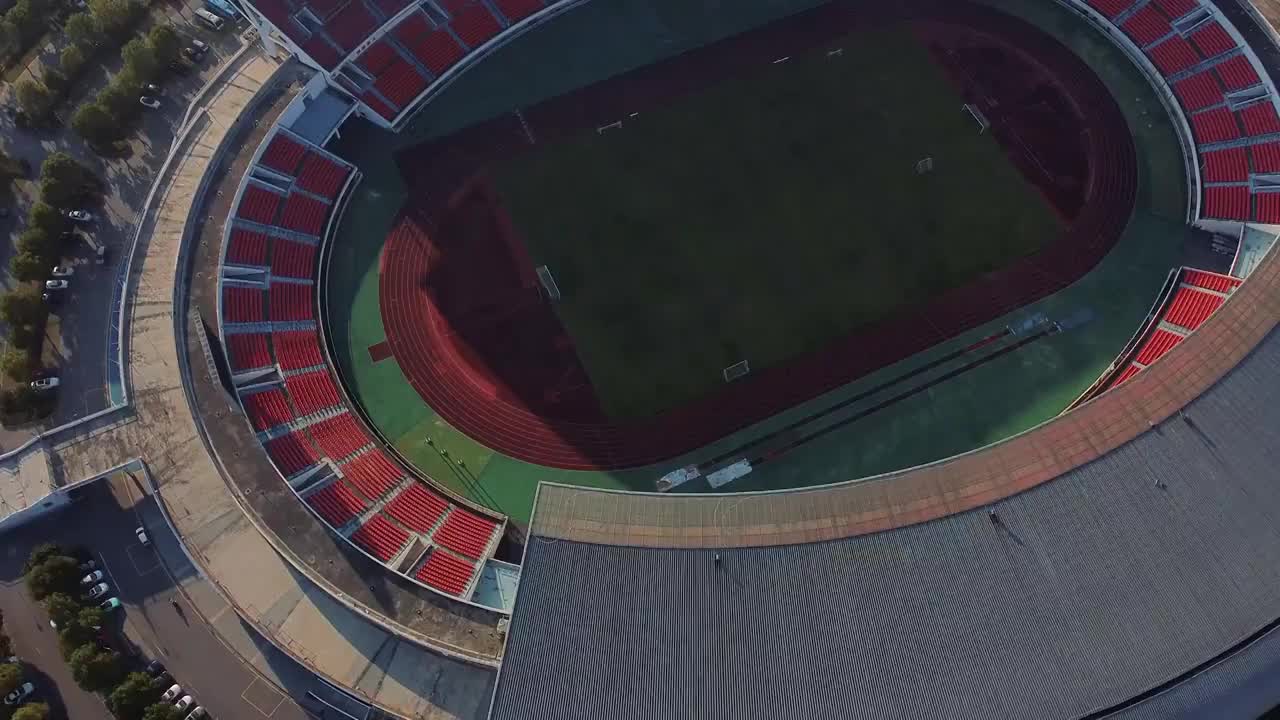 荆门市 掇刀区 象山大道 生态运动体育场  万达广场 红星时视频素材