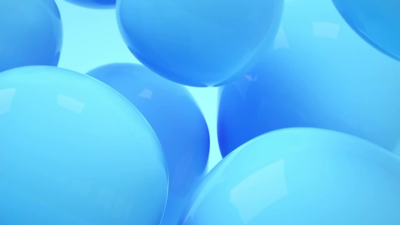 柔软的弹性球体3D渲染视频下载
