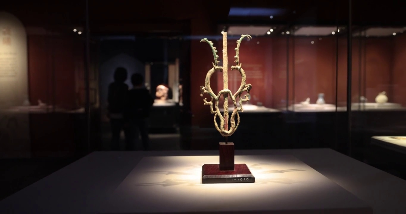 日本平山郁夫丝绸之路美术馆：动物纹青铜祭具（公元前1000-前700）视频下载