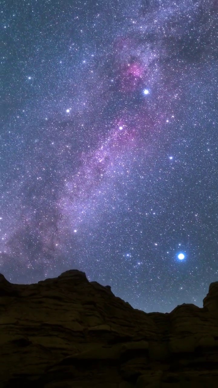 星空延时：新疆大海道银河夜空视频下载