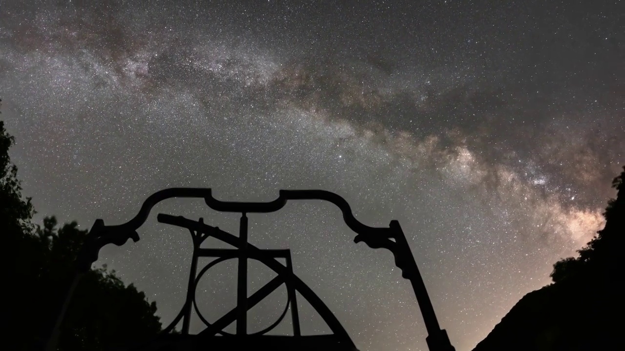 星空延时：天文观测与夏季银河流动视频下载