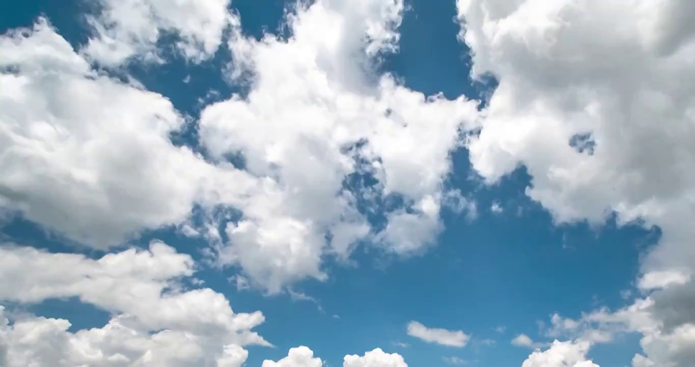 天空流動的云延時拍攝視頻素材