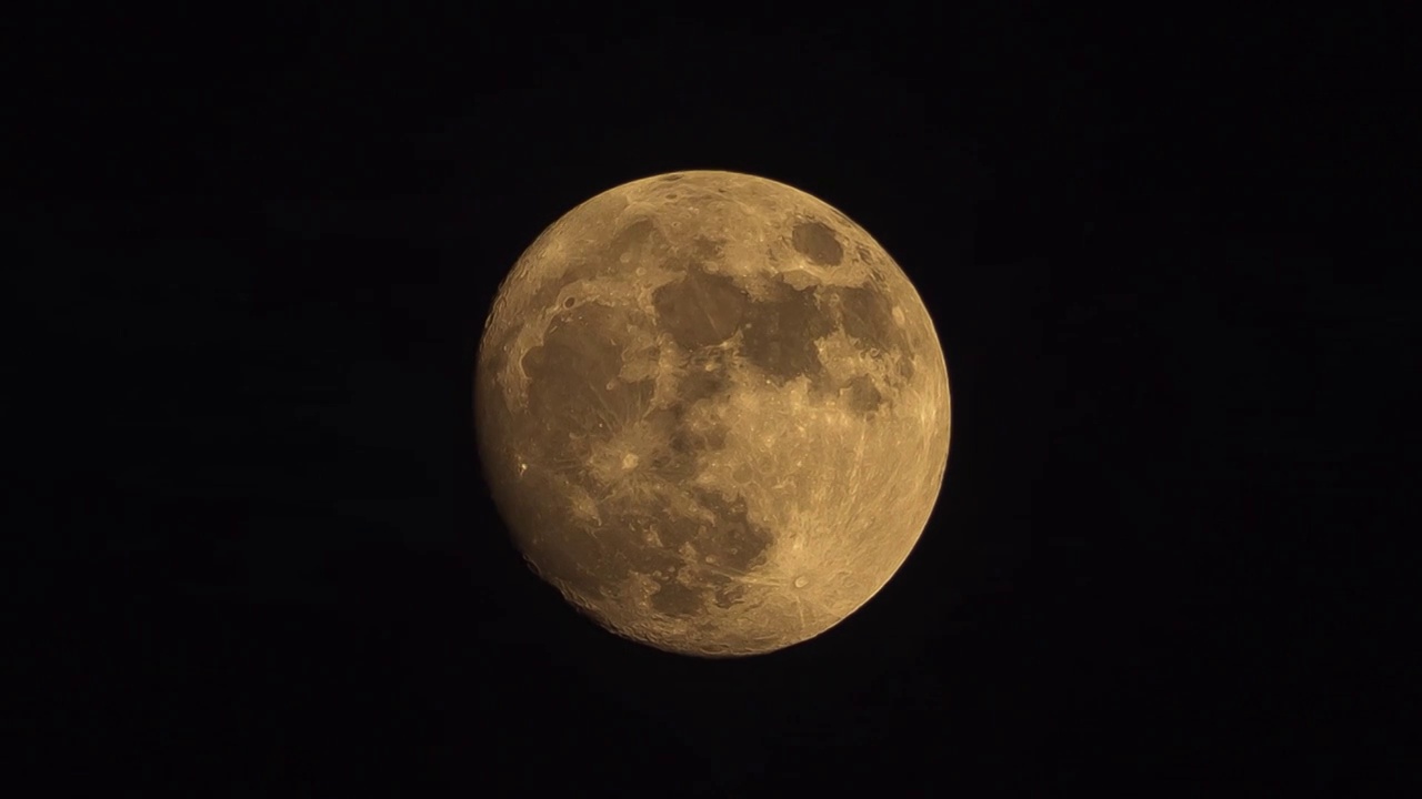 月球滿月延時視頻素材