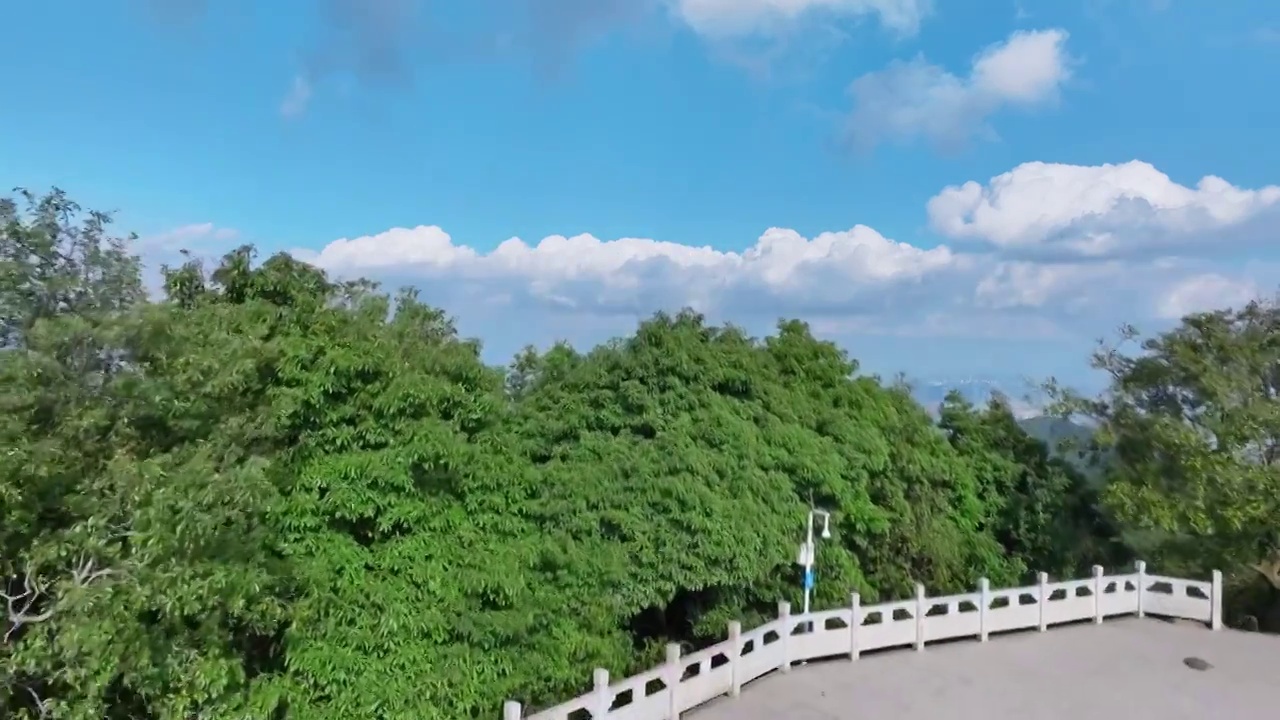 深圳阳台山森林公园城市景观视频下载