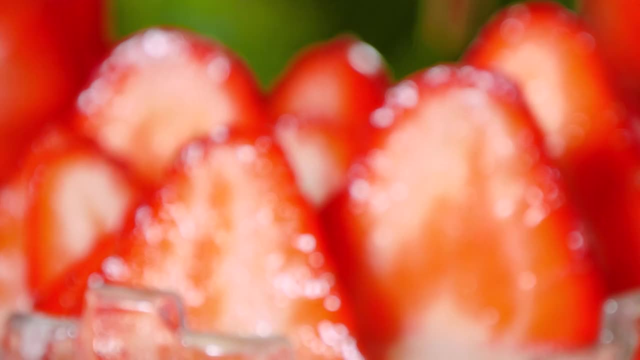 紅顏草莓選編視頻素材