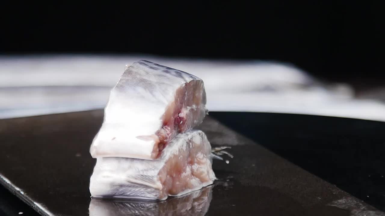 紅燒鲅魚選編視頻素材
