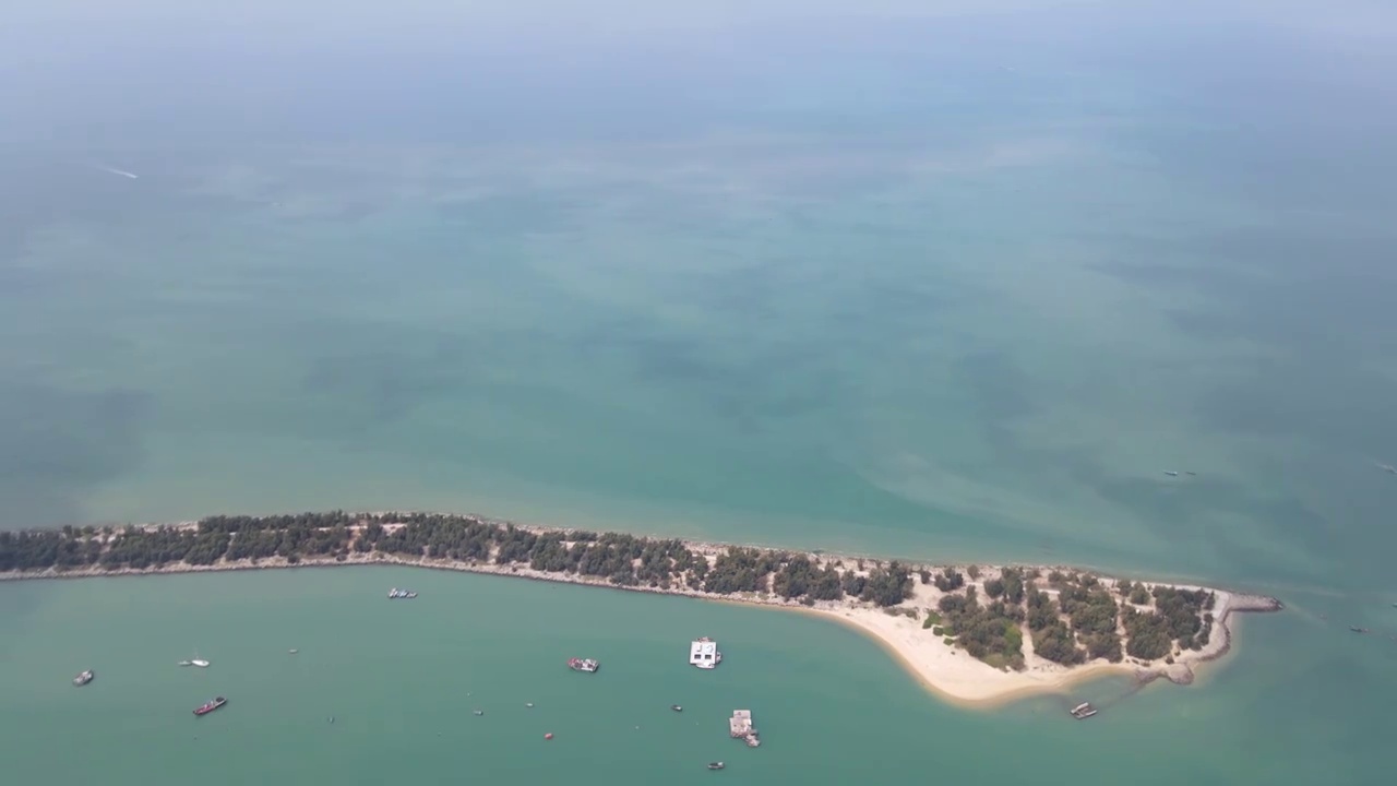 汕尾沙舌海滩航拍风景视频下载
