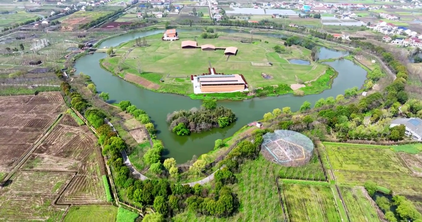 中国 湖南 常德 城头山古文化遗址视频下载