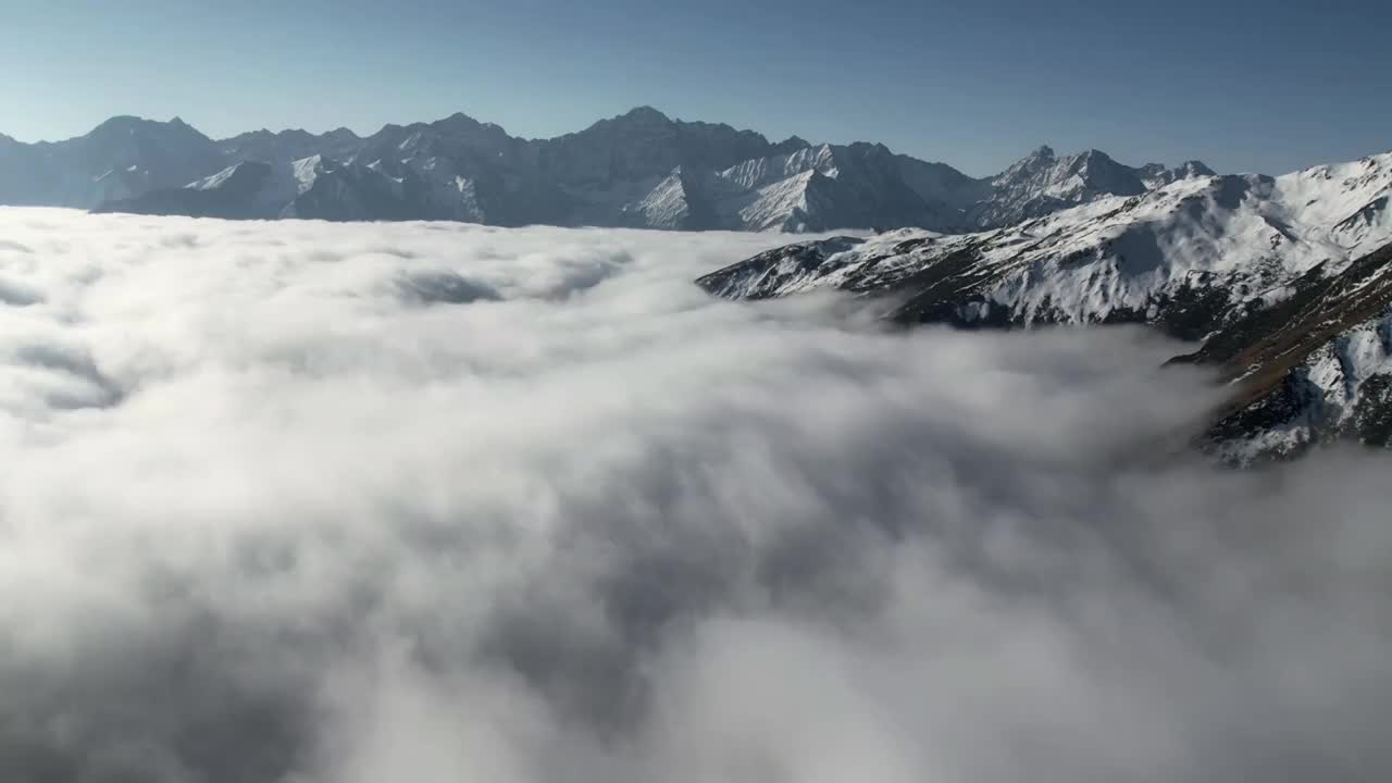 巴朗山云海视频素材