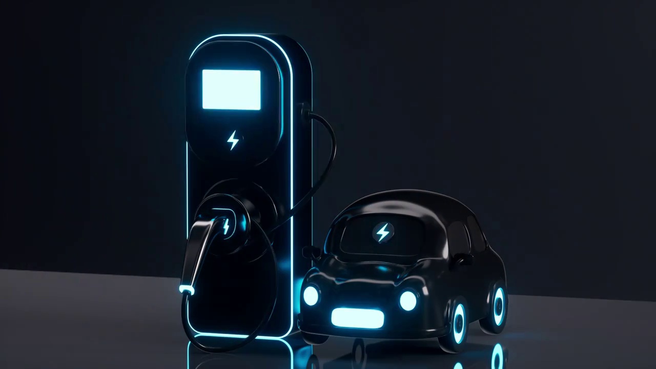 新能源电动汽车概念动画视频下载