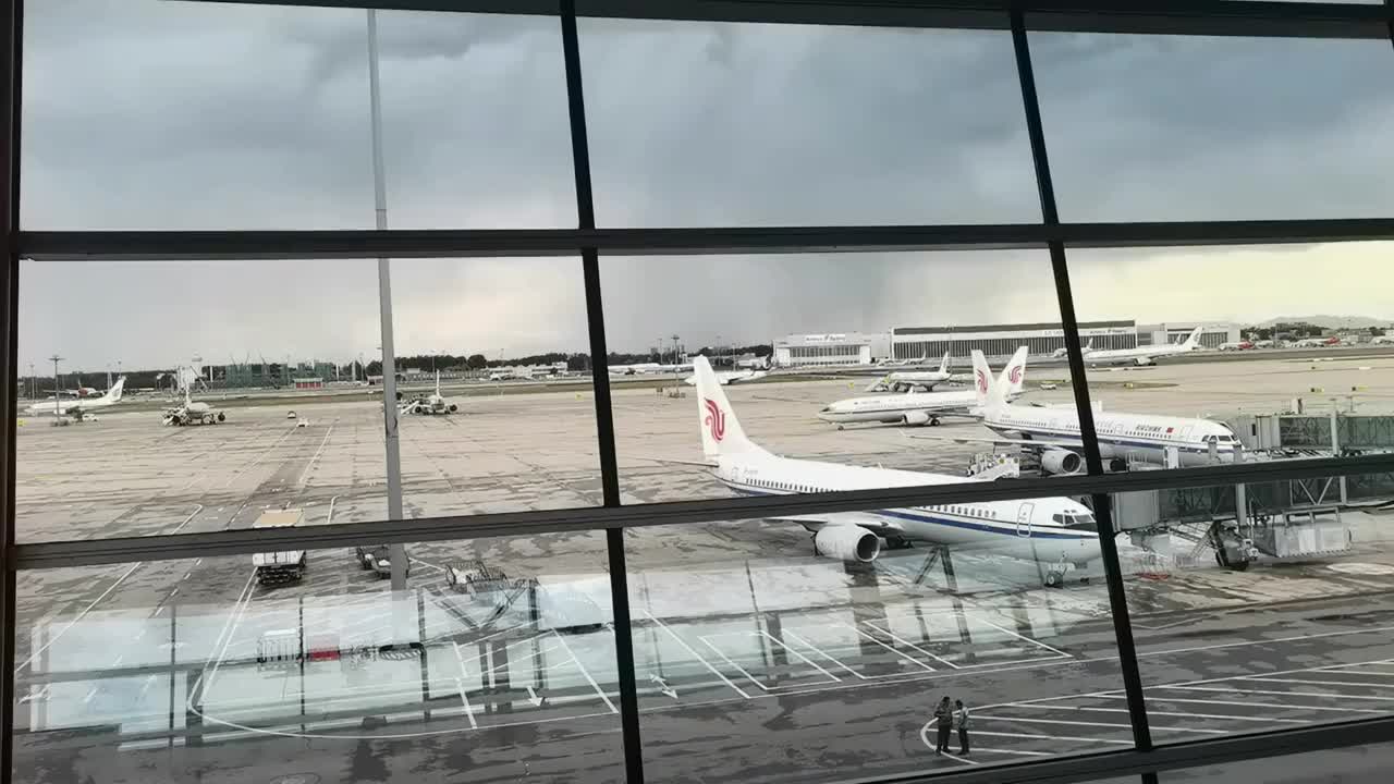 机场候机大厅视频下载