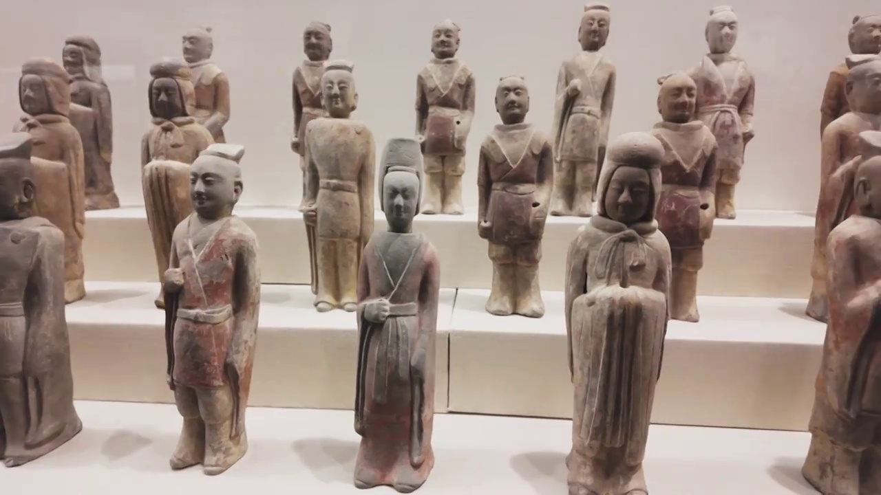 河北博物院彩色陶俑视频下载