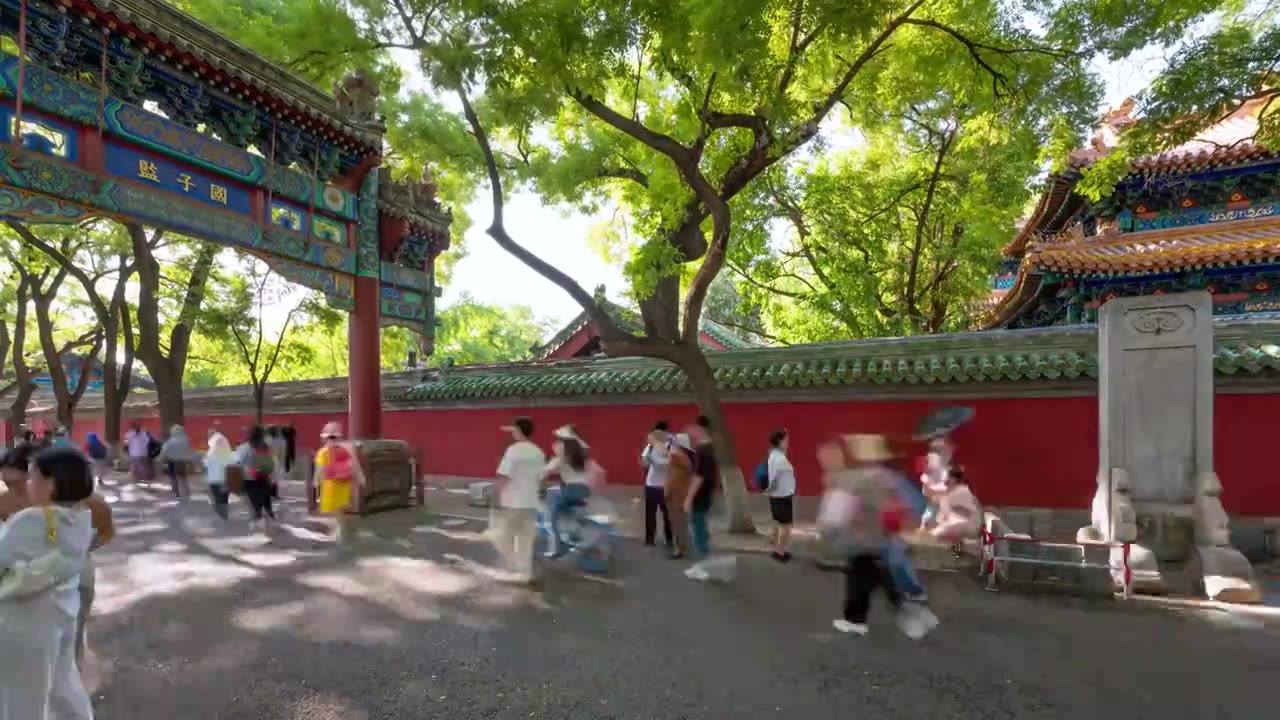 北京国子监视频素材