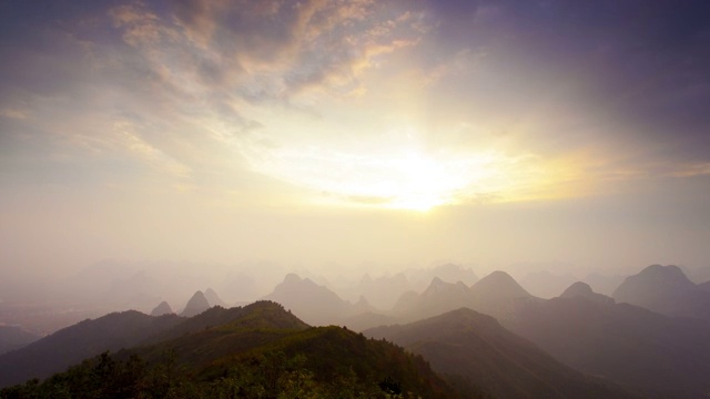 桂林尧山美景视频素材