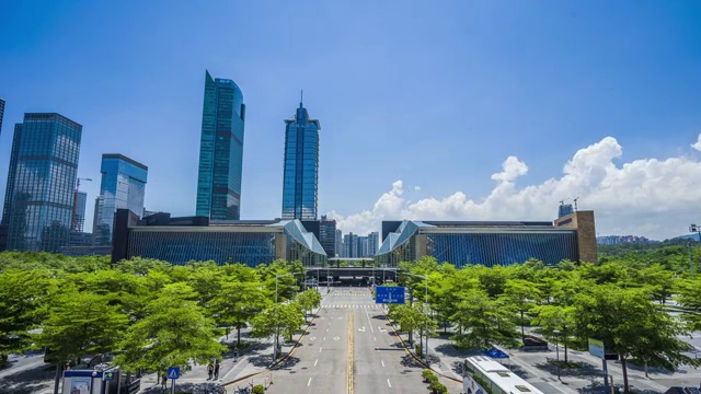 深圳城市建筑与道路视频下载