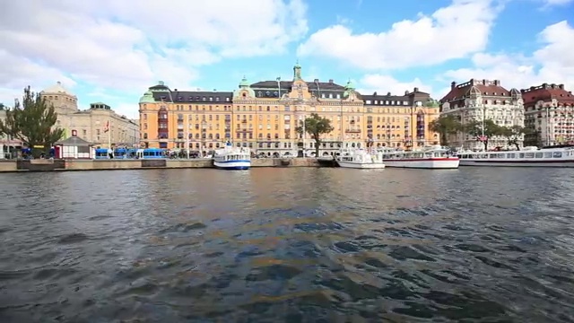 斯德哥尔摩城市风光视频下载