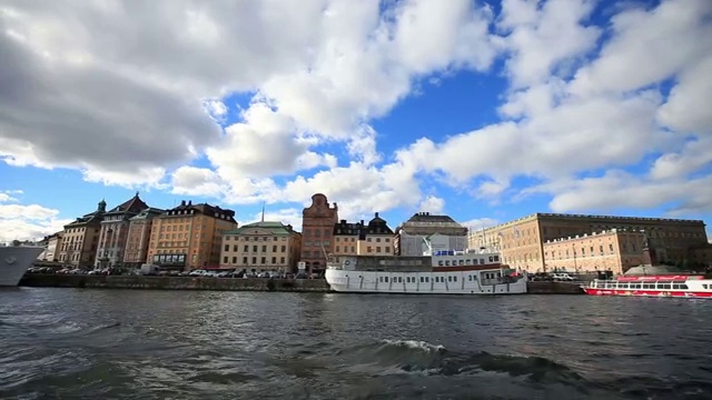 斯德哥尔摩城市风光视频下载