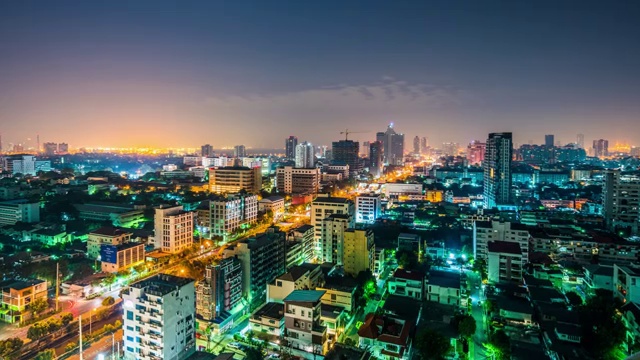 泰國曼谷夜景視頻素材