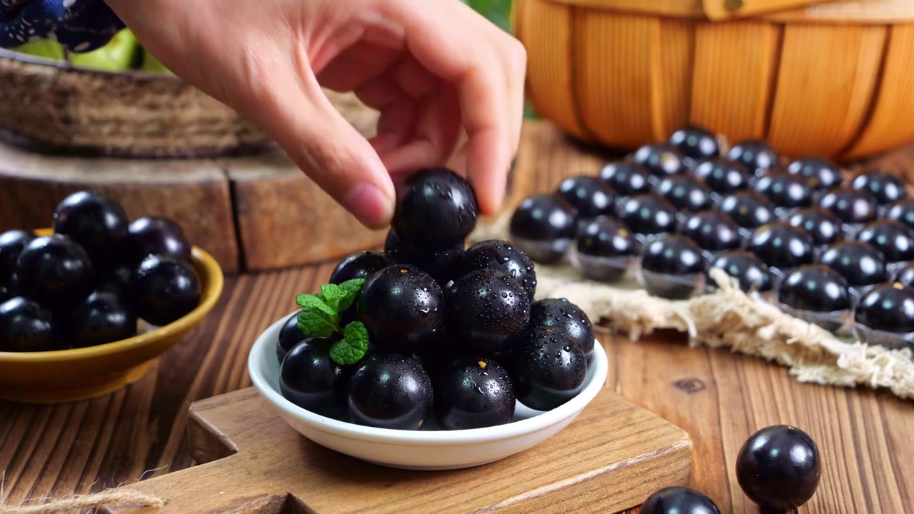 嘉宝果 树葡萄 稀有水果（合集）视频素材