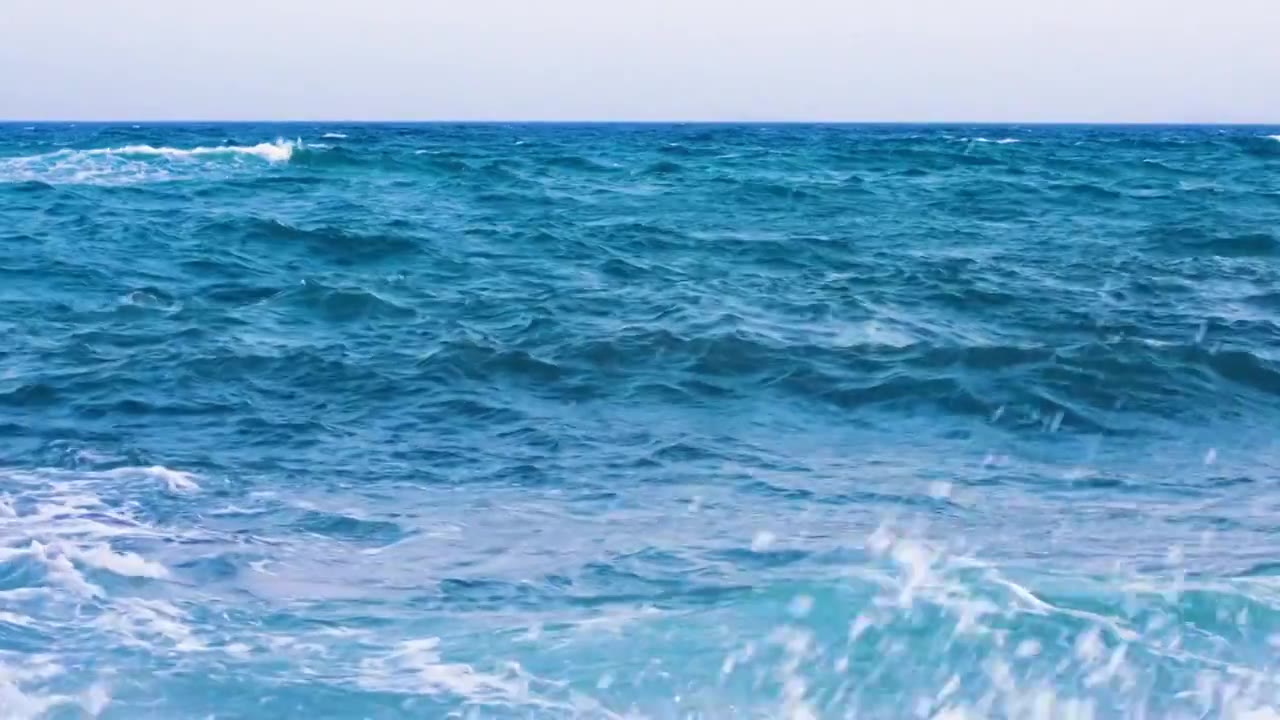 4k慢镜头视频-海浪视频下载