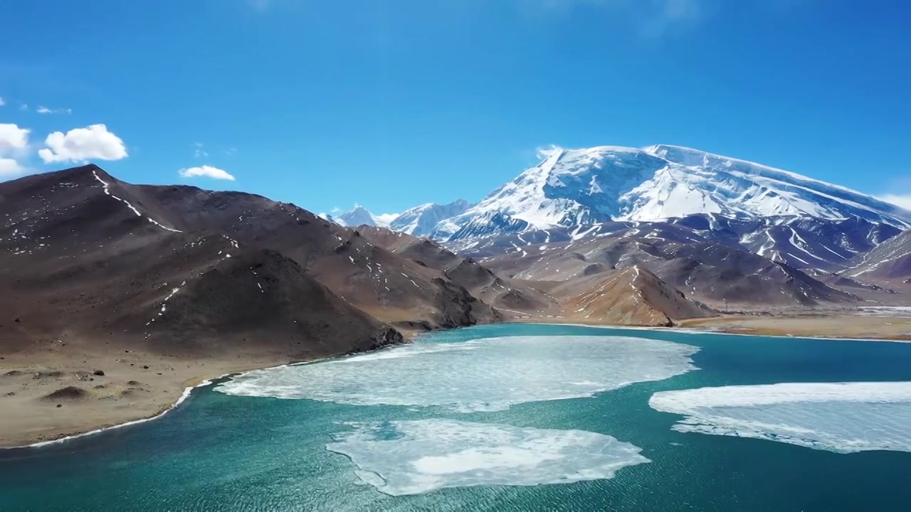 新疆喀拉库勒湖风光视频购买