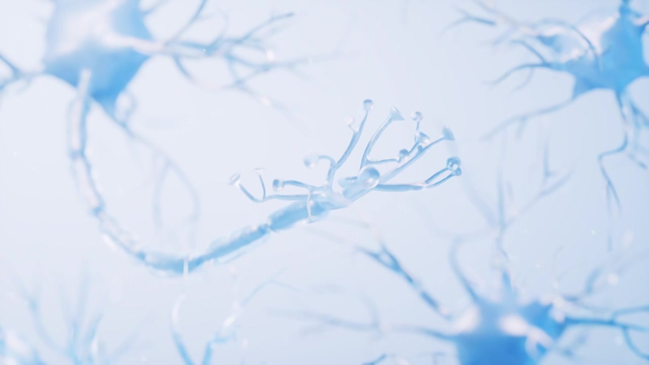 神经元细胞生物健康概念三维渲染视频下载