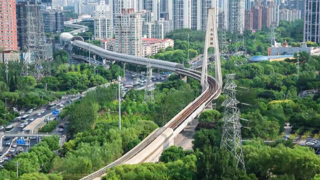 北京城市风光视频素材