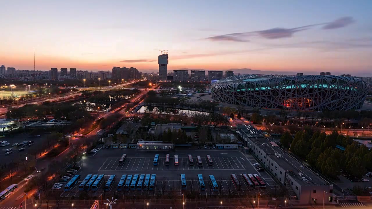 北京城市风光视频素材