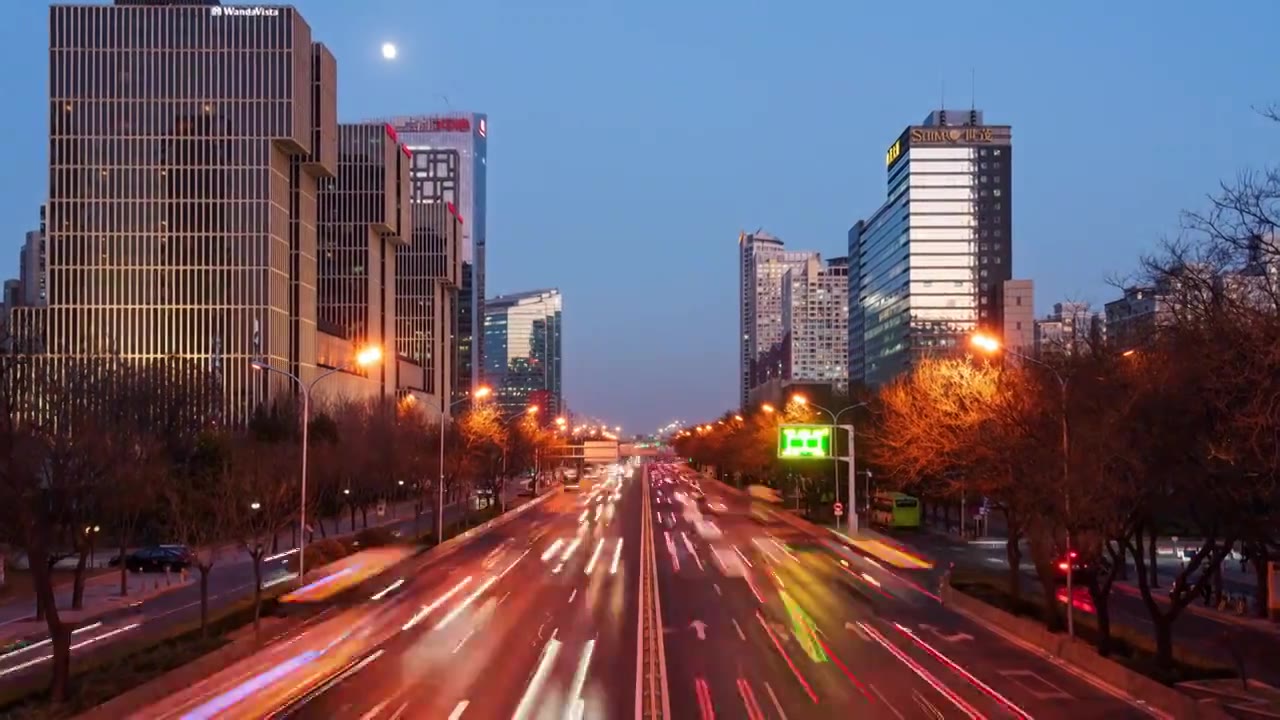北京国贸桥视频素材