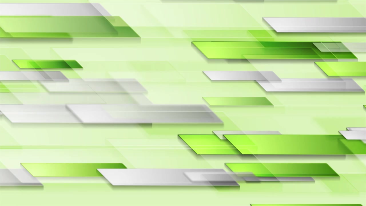 明亮闪亮的绿色技术几何视频动画视频素材