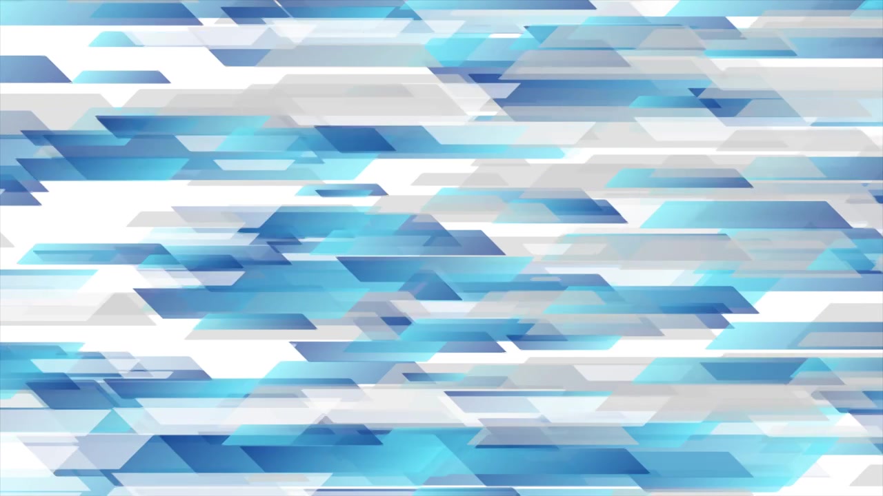 蓝灰技术几何抽象运动动画背景视频素材