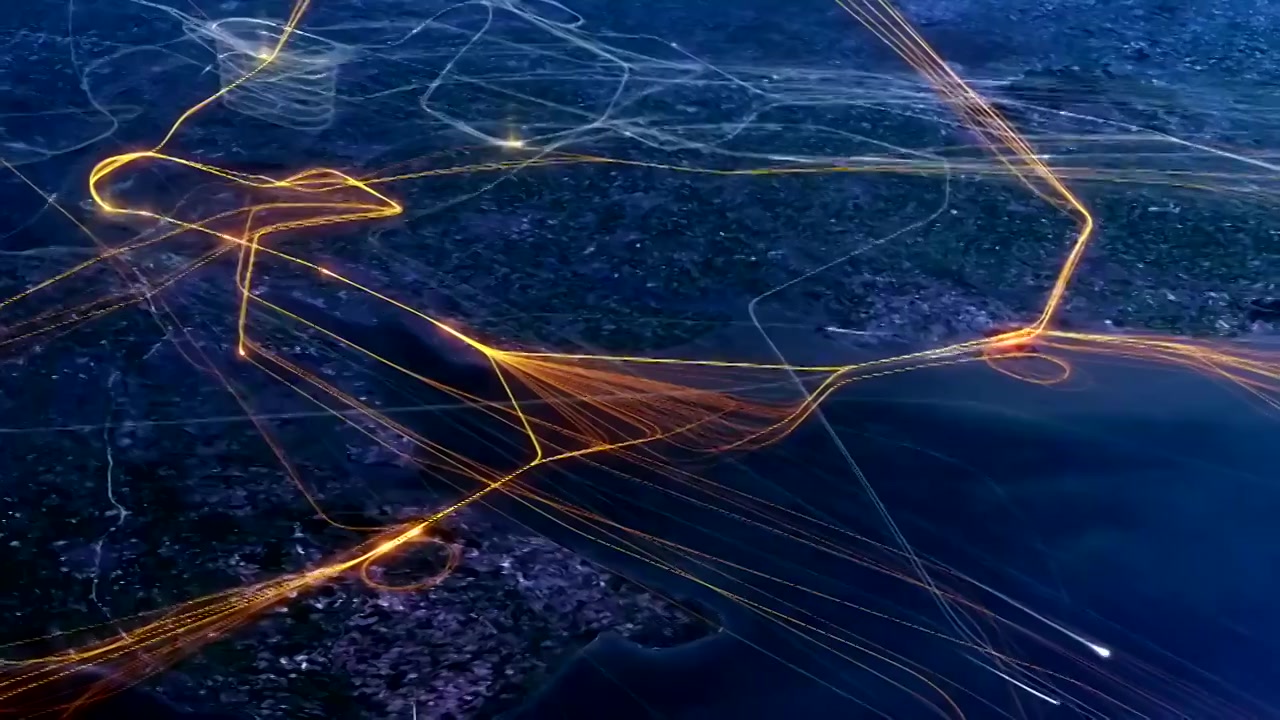 未来城市科技发展大数据信息数据传输万物互联背景视频视频下载
