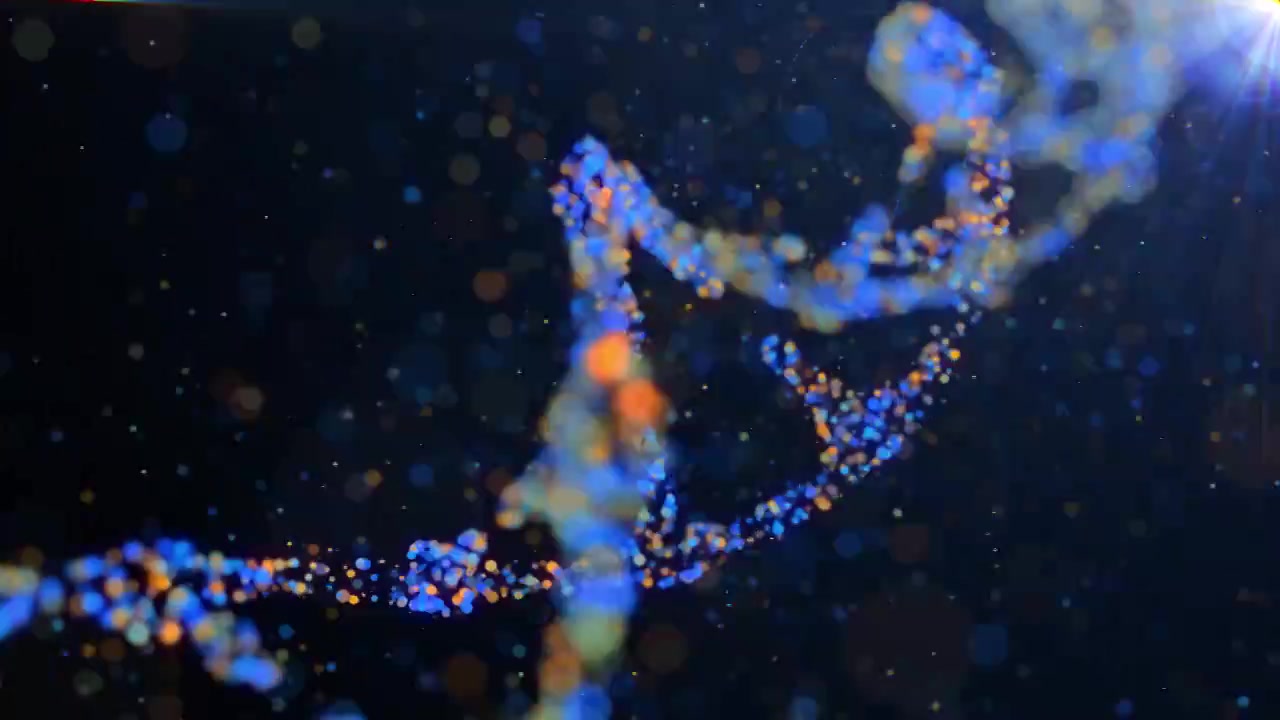 生物科技DNA脱氧核糖核酸双螺旋结构背景视频视频下载