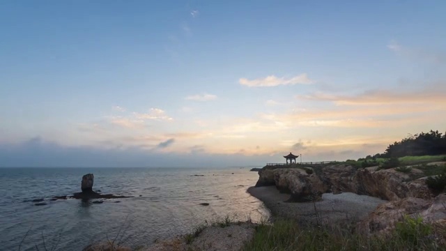 紅島落日美景視頻素材