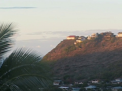 房子在瓦胡岛视频素材