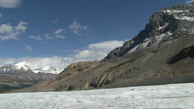 阿萨巴斯卡冰川/贾斯珀，加拿大亚伯达视频素材