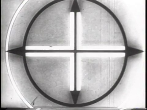 专业电影倒计时领袖(20世纪30年代/ 40年代)视频素材