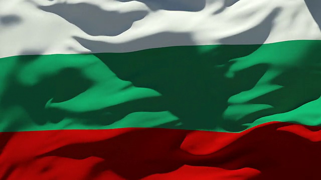 保加利亚的国旗视频素材
