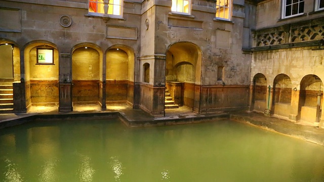 澡堂，罗马澡堂视频素材
