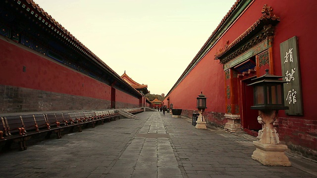 中国北京紫禁城。视频素材