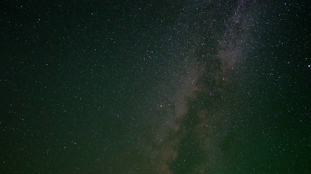 死亡谷上空的星场和银河系视频素材