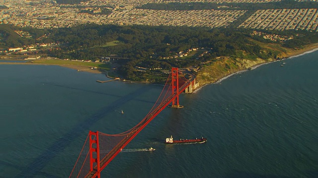 MS ZO航拍美国旧金山金门大桥视频下载