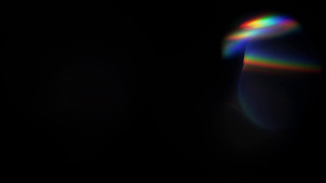 棱镜，彩色透镜光晕效果视频下载